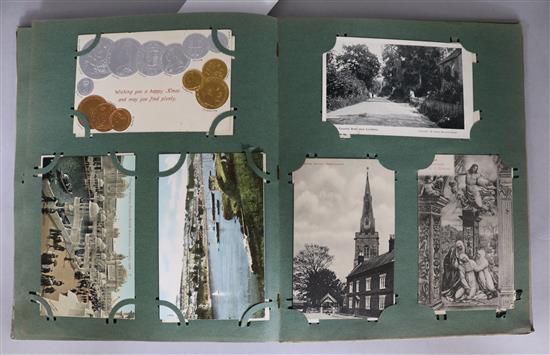 A postcard album